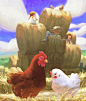 Hay day, iris muddy : some good sunny feels, some lovely chicken cuties