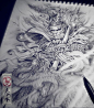 #monkeykingtattoo#chineseinkping#tattrx#tattoo#tattooed#tattooist#tattoostuff#tattoostagram#cooltattoos#tattooartistmagazine#tattooartmagazine#tattoosnob#art#tattooed#ink#arttattoo#samuraitattoo#Nirvana#tattoo#asiantattoo#europeantattoo#zhiyongtattoo#chin