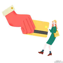 双十一购物狂欢节卡通手绘哭着抢信用卡的女孩 PNG搜索 打折,疯狂,购物,购物袋,卡通手绘,哭泣的女孩,狂欢,手,双十一,信用卡