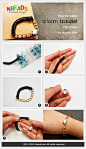 how to make a loom bracelet with chain
