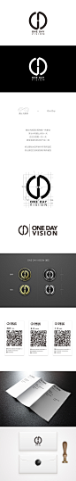 【vi】为福州oneday vision摄影工作室品牌形象设计；以莫比乌斯带和OD为设计灵感设计的VI