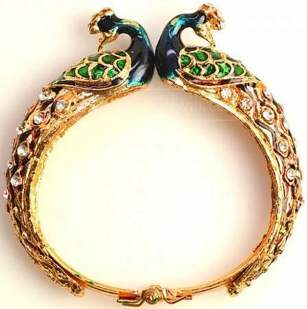 Peacock Bangle Brace...