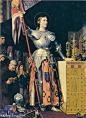 查尔斯七世加冕礼上的圣女贞德 - foan of arc at the coronation of charles VII in the cathedral of rheims