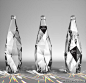 【包装设计】米兰设计师Cristiano Giuggioli的一件概念包装设计，钻石酒瓶。 via视觉艺术