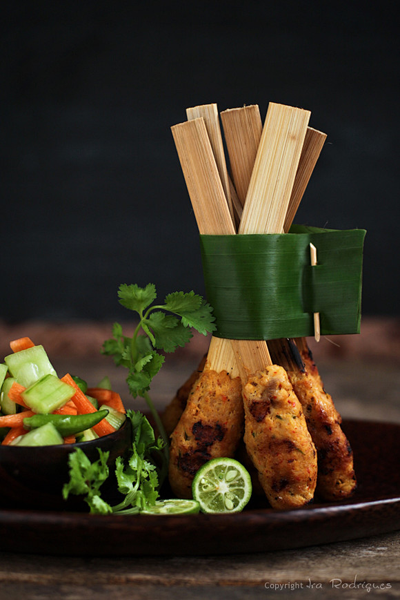 Balinese chicken sat...