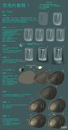 妁姒采集到原画插画过程绘制图