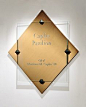 University of Virginia Law School - Bronze and Etched Glass Donor Recognition Sign designed by Cloud Gehshan Associates