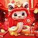 春节商品零售正常营业不打烊营业时间公告竖版海报