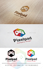 像素垫标志——对象标识模板Pixel Pad Logo - Objects Logo Templates品牌、品牌、色彩艳丽、立方、数据开发、娱乐公司,娱乐,游戏,游戏垫,游戏,游戏,游戏控制器,集团六边形,六角,高科,身份,媒体、多媒体、像素,打印,打印好,专业解决方案,工作室,科技,技术,视觉识别 brand, branding, colorful, cubic, data, development, entertainment, firm, fun, game, game pad, games, g