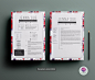 Modern resume template : This super chic, clean and modern resume will help you get noticed! The package includes a resume sample, cover letter and references example in a pretty floral theme. 