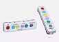 松下电视遥控器
[Panasonic Let's Remo-con AD, ST]
获奖企业：松下株式会社
分类：生活・日用品、杂货

凹凸的大按钮、辨识度极高的颜色区分，将遥控器按钮最简单化，适合老年人使用。