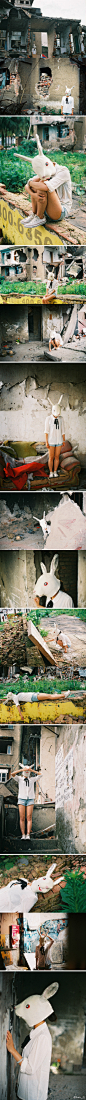 [Miss Rabbit] <这个世界让你感到恐惧和无能为力，所以你带上心爱的面具来伪装自己。>Photo by X700+FujiC200作者：@Sam__Qhttp://weibo.com/blueberrycoke地址：http://weibo.com/1761703603/ywpci0xCT