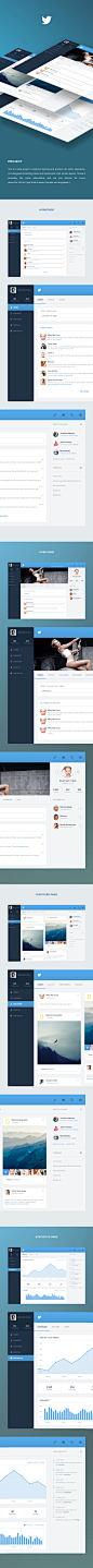 Twitter - Redesign of UI details on Behance