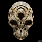 Overseer, Dominic Qwek : Overseer Skull. 3d printed and cast in resin.