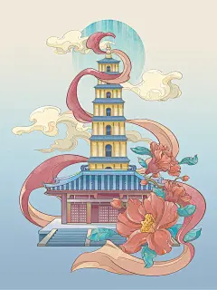 城市主题-西安大雁塔