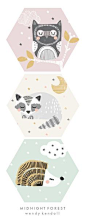 wendy kendall designs – freelance surface pattern designer » midnight forest