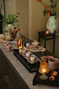 秉烛茶会·茶席｜虚间 - 小红书