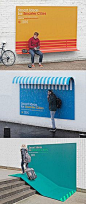 IBM Smarter Cities campaign. Ogilvy  Mather, France. Kaan said "This one is an IBM smart cities campaign product/ad. It is great because it is intelligently complementing the ad with the functionality of the design, so perfectly that the audience rea