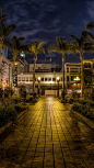 城市夜景 街景 旅行 风景 街道 灯光