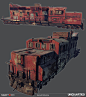 Uncharted: LL Train Cars, Jared Sobotta : The following is a collection of images of my work from Uncharted: Lost Legacy. I was the texture artist for much of the Train Sequence in the end of the game. The work I did for the train cars consisted of Textur