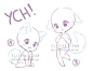 YCH! Single Chibis by Elissya-chan.deviantart.com on @DeviantArt