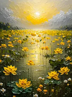 柠檬插画｜艺术插画：油画风景一组 - 今日头条