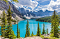 Photograph Moraine Lake by Thomas Spinner