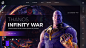 Avengers Infinity War : Concepto de diseño web para la película Avengers - Infinity War espero sea de su agrado comenten si les gusto y que otro concepto quieren que realice!