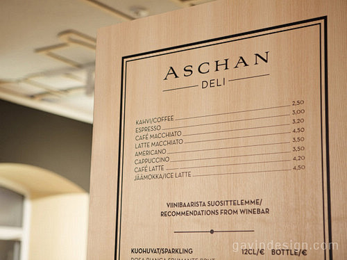 Aschan Deli快餐店SI设计 |...