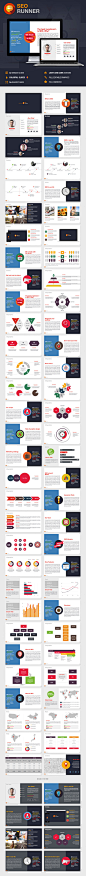 SEO Runner Presentation Template : Show your project on the top level. The template has over 62+ unique slides of useful content. Very easy in use. All shapes are editable via Keynote/PowerPoint. Template use icons font (Font Awesome).