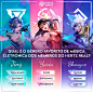 Photo by Honor of Kings Brasil on October 17, 2023. May be a video game screenshot of 2 people and text that says 'HONOR KINGS 粉I QUAL ÉO É GÊNERO FAVORITO DE MÚSICA ELETRÔNICA DOS MEMBROS DO HERTZ REAL? Jing Yaria DRUM & BASS HOUSE SYNTHPOP Shouyue D
