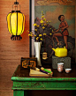 modern chinoiserie feel  Camilla Krishnaswamy -: