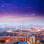 建筑,城市,交通,运输,汽车_933d6dd3a_高架桥_创意图片_Getty Images China
