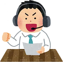 现场播音员素材2手绘png儿童插画免扣素材