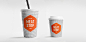 Brand identity for MEAT STOP street food : Identity and interior design for Moscow fast-food cafe