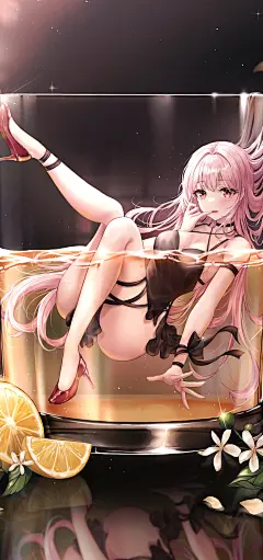 Pippin   二次元少女   
动漫壁纸  杯中女孩