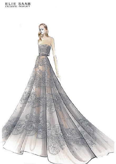 Elie Saab 2015 春夏高级订...