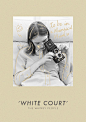 White Court collection Film Photography  lookbook layout #thewhimsypeople…: 