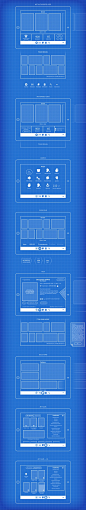 Movies app wireframe by Vladimir Vorobyev, via Behance *** Wireframes for redesign of our app of films online. #采集大赛#