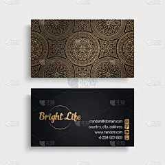 华丽的,名片,商务,请柬,图像,婚礼,模板,动机,复古,装饰