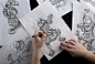 Samurai Japanese Cuisine :   Creative Agency: MAROG Creative Agency  Art Director/Illustrator: Varduhi Antonyan  Graphic Designer: Haykaz Khroyan  Copywriter: Milena S...
