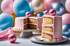 烘焙生日蛋糕摄影图图片