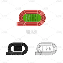 分离着色,运动,图标,短跑,田径运动,图像,跑步机,收集,设计