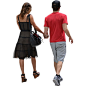 Back View of Couple Walking Away | Immediate Entourage