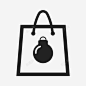 圣诞包购物购物者图标 标识 标志 UI图标 设计图片 免费下载 页面网页 平面电商 创意素材