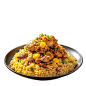 鸡腿肉炒饭