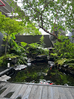 BAI占庭采集到庭院空间-水景造园