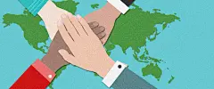 国际友谊日手牵手banner海报高清素材 设计图片 页面网页 平面电商 创意素材