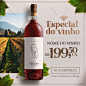 Especial do Vinho Social Media PSD Editável [download] - Designi Wine Design, Advertising Design, Social Media Design, Wine Drinks, Banner Design, Creative Design, Alcohol, Design Inspiration, Graphic Design