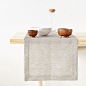 Image of the product LINEN AND COTTON JACQUARD TABLE RUNNER